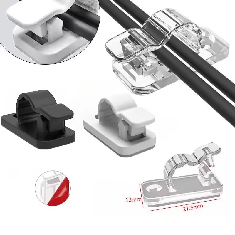 Car Cable Organizer - Clip per cavi autoadesivi, organizer per