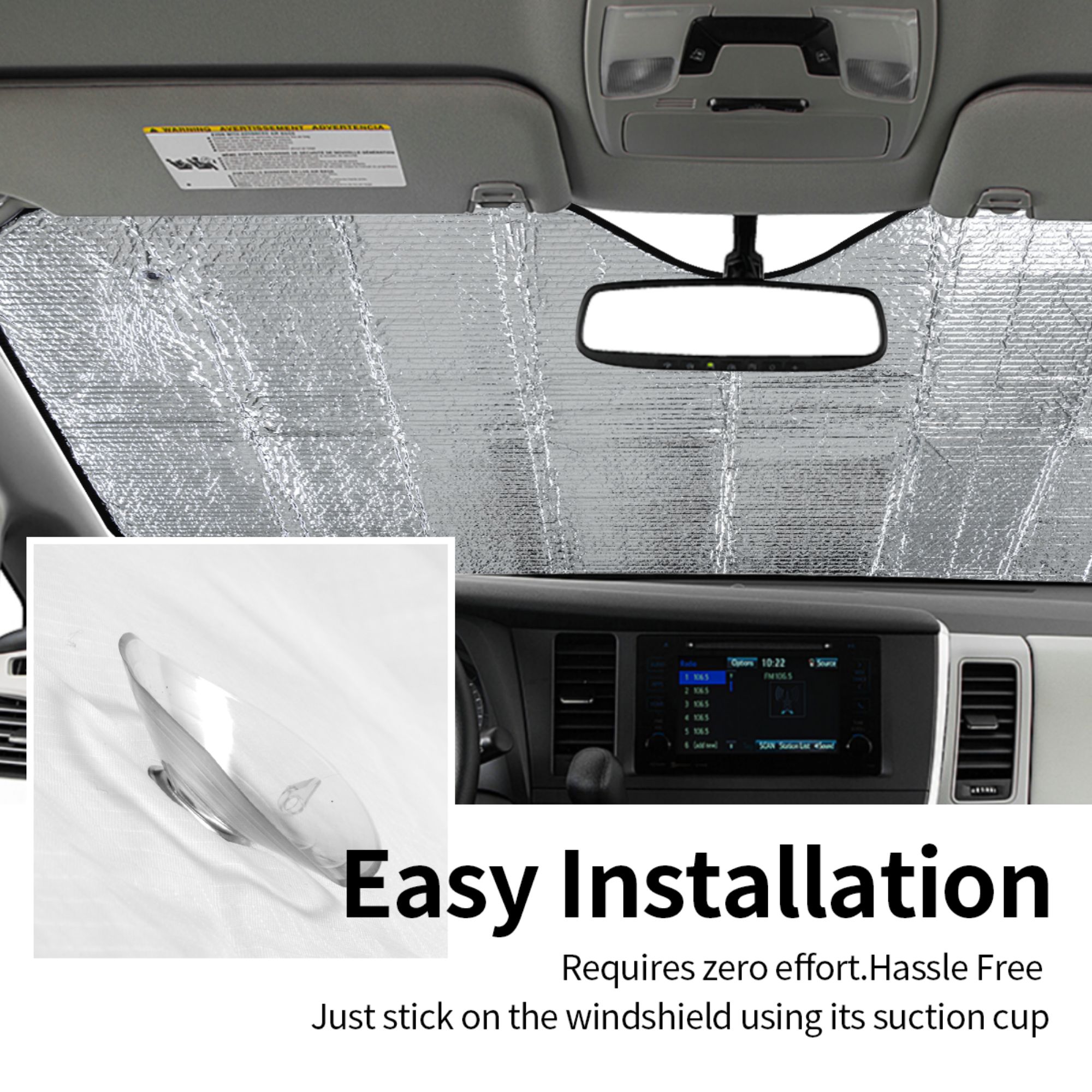 Parasole per Parabrezza Auto c - Windshield Sun Shade recensione e prezzo