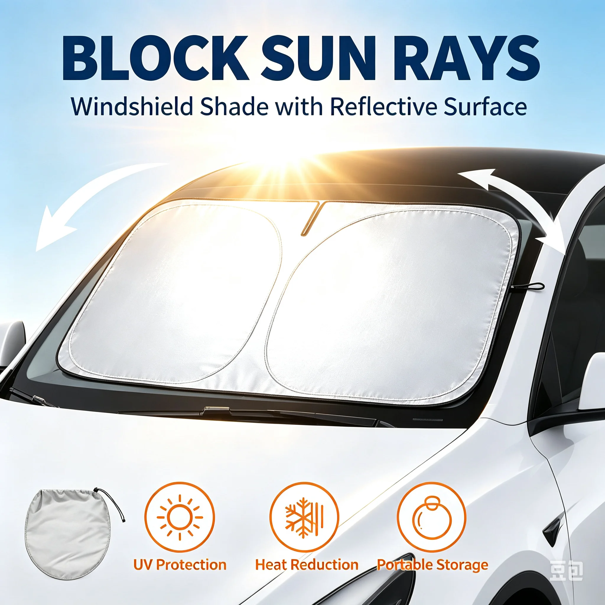 Parasole per Auto, Isolamento  - Windshield Sun Shade recensione e prezzo