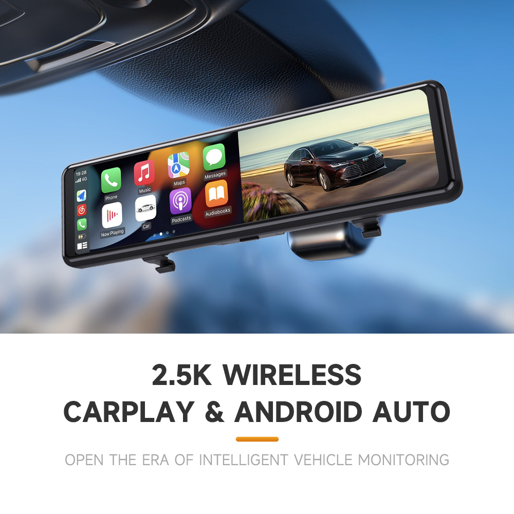 AOEDI A6 Dash Cam a Specchio d - Car Mirror recensione e prezzo