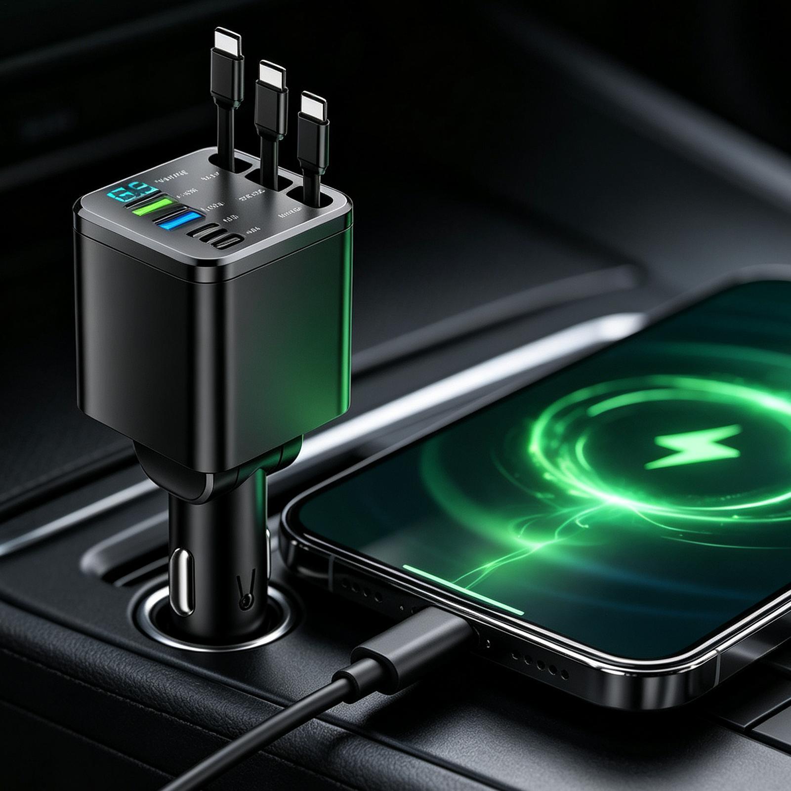 Caricatore retrattile per auto - Car Charger recensione e prezzo