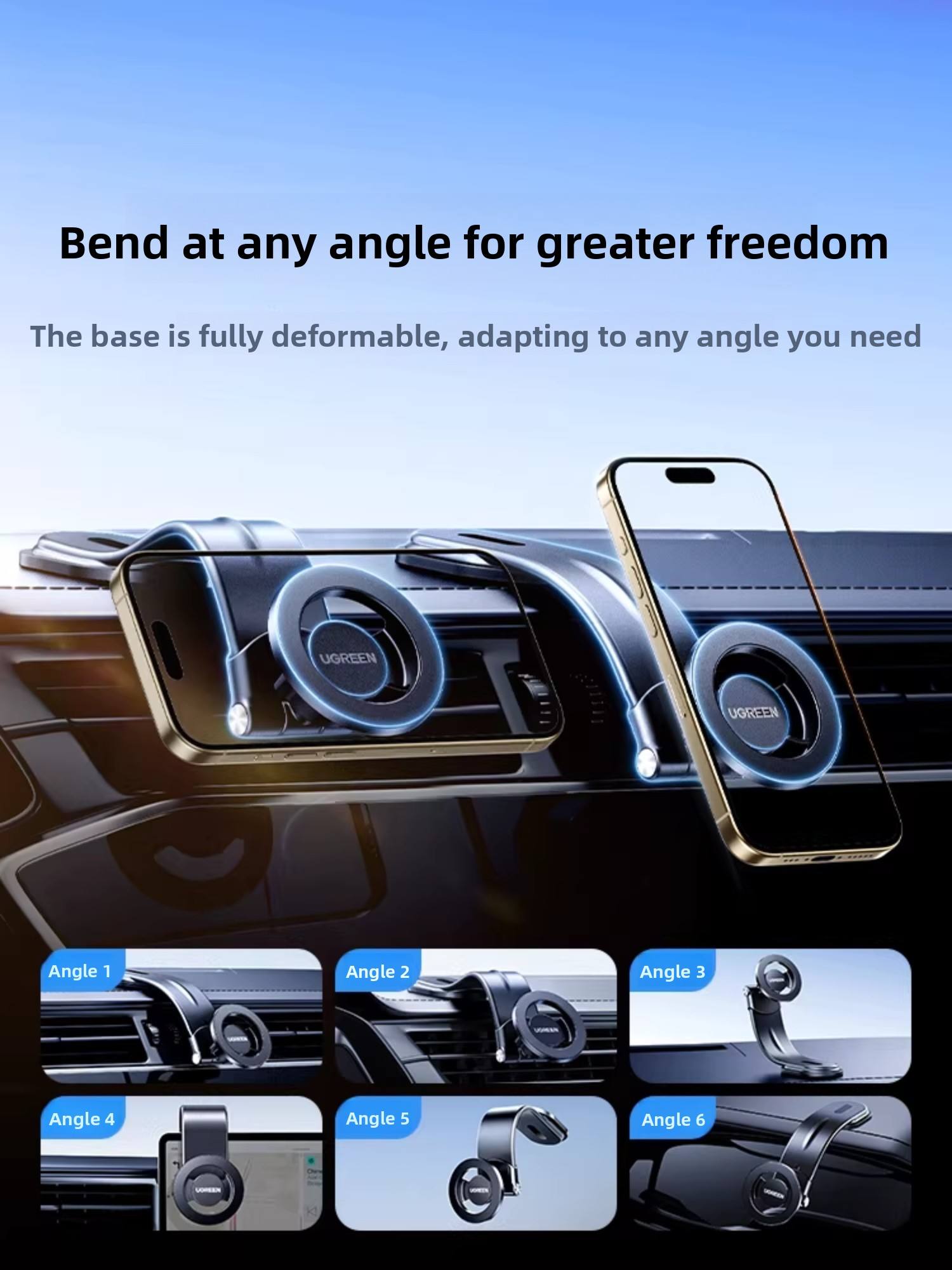Supporto magnetico per auto UG - Car Vacuum recensione e prezzo